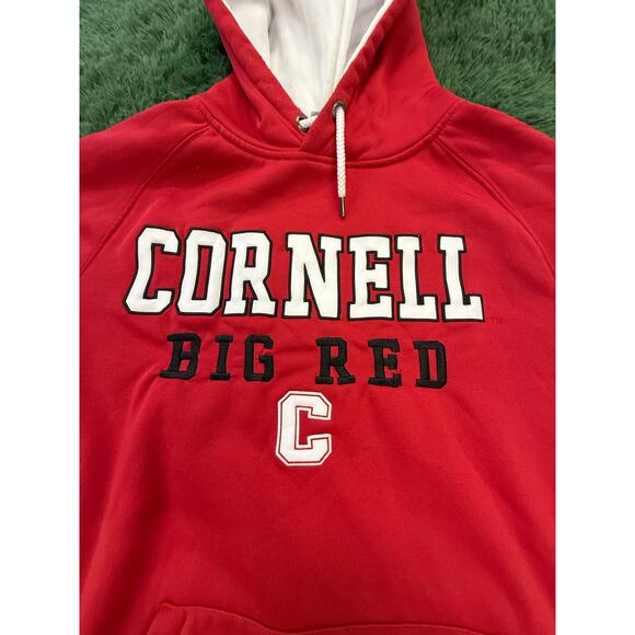Cornell University Red Pullover Sweatshirt Size Medium Unisex - Picture 2 of 7